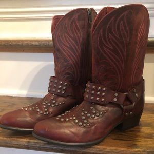 ARIAT Women’s Leather Red Cowboy Boot Sz 9